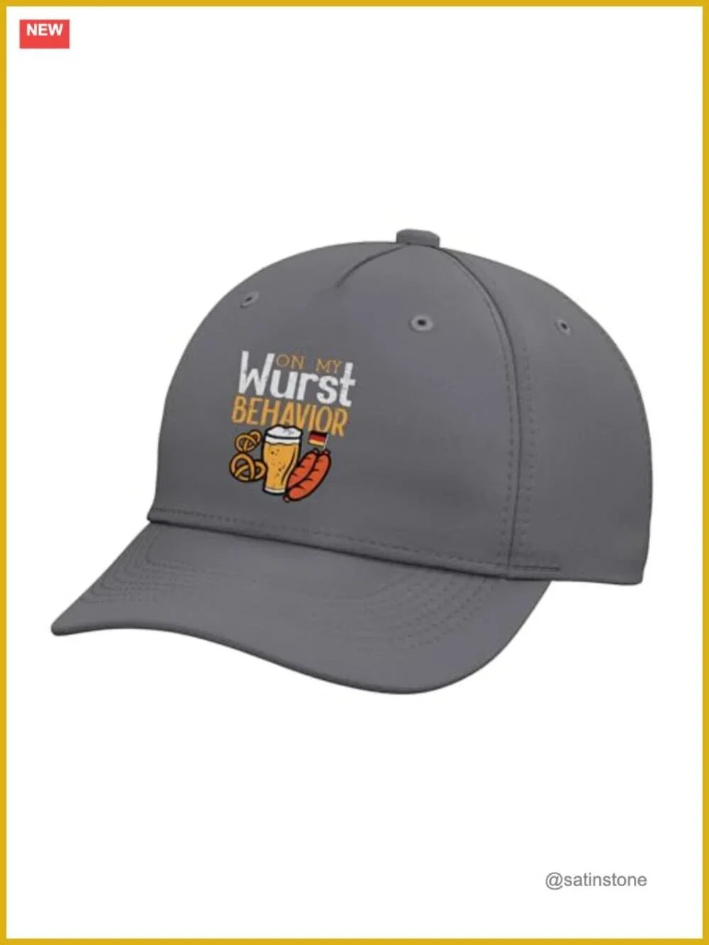 Oktoberfest Wurst Behavior Adjustable Baseball Hat